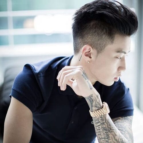 Disconnected Korean Men Hairstyle