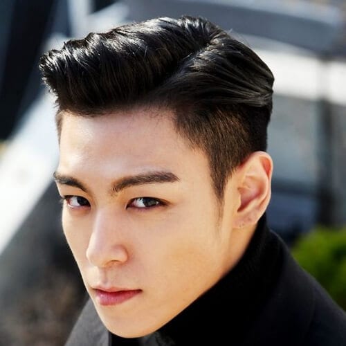 Drape Fringe korean men haircut