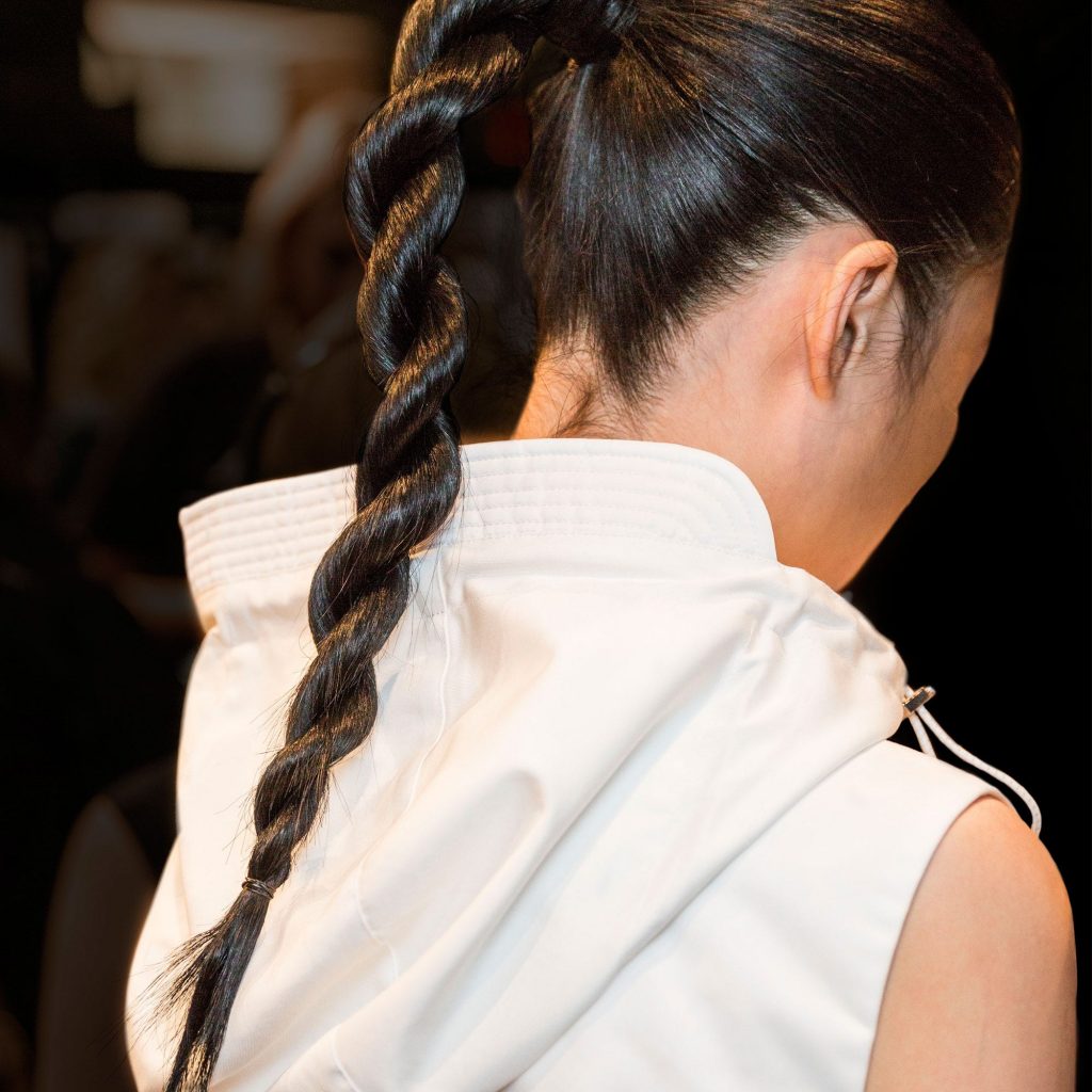 Rope braids hairstyle