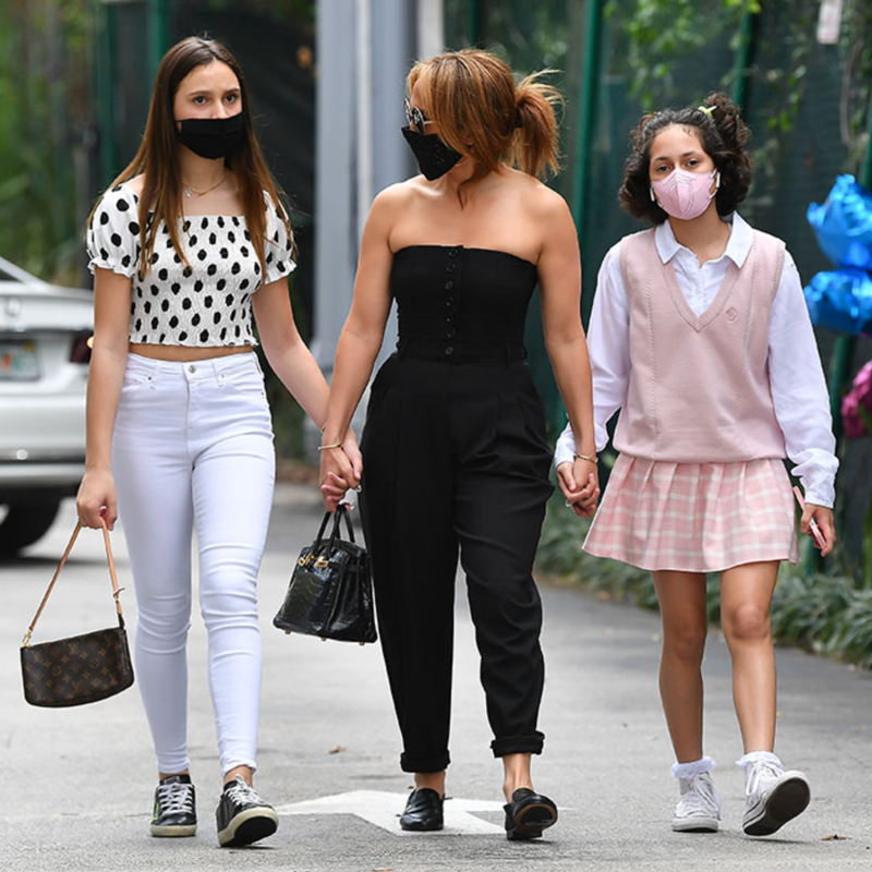 Jennifer Lopez and Emme Muniz