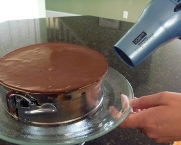 Why are people using hairdryers while baking a cake?